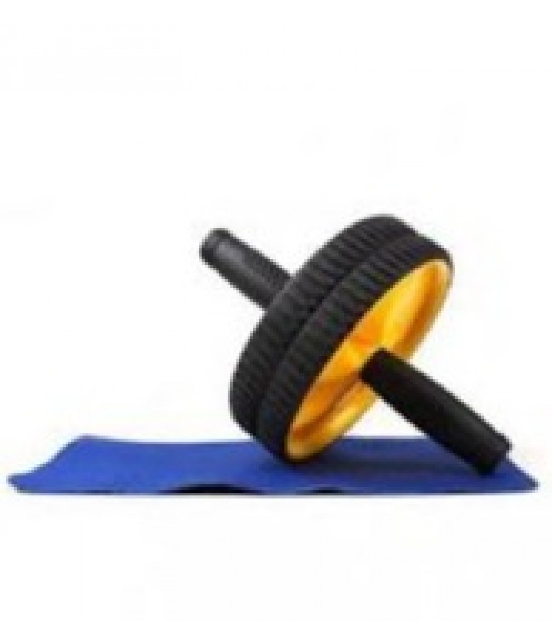 AB Roller with Knee Pad - Yellow
