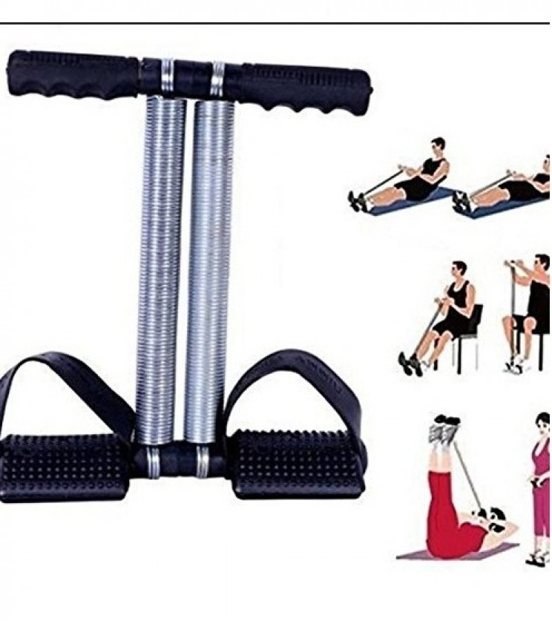 Tummy Trimmer Double Spring - Black